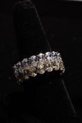 SWAROVSKI WHITE AND YELLOW DIAMOND RING